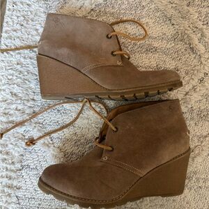 Sperry Women's Brown Wedge Ankle Boots